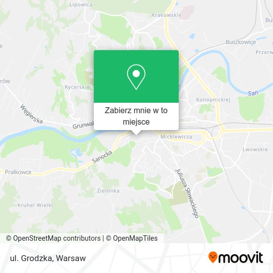 Mapa ul. Grodzka