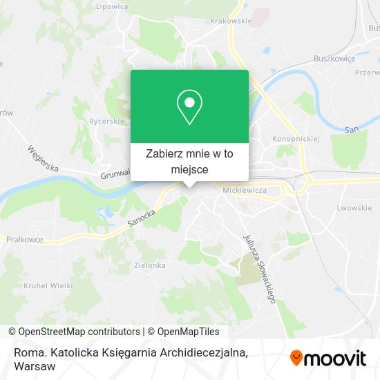 Mapa Roma. Katolicka Księgarnia Archidiecezjalna