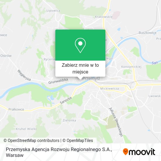 Mapa Przemyska Agencja Rozwoju Regionalnego S.A.