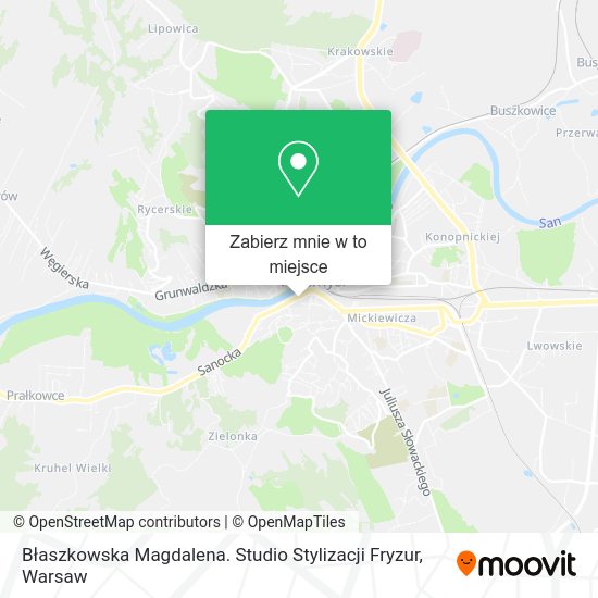 Mapa Błaszkowska Magdalena. Studio Stylizacji Fryzur