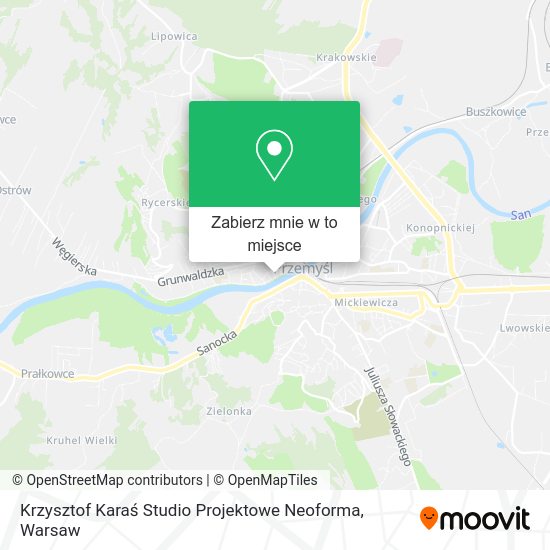 Mapa Krzysztof Karaś Studio Projektowe Neoforma