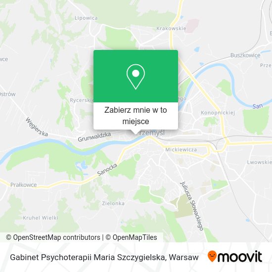 Mapa Gabinet Psychoterapii Maria Szczygielska