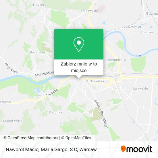 Mapa Naworol Maciej Maria Gargol S C