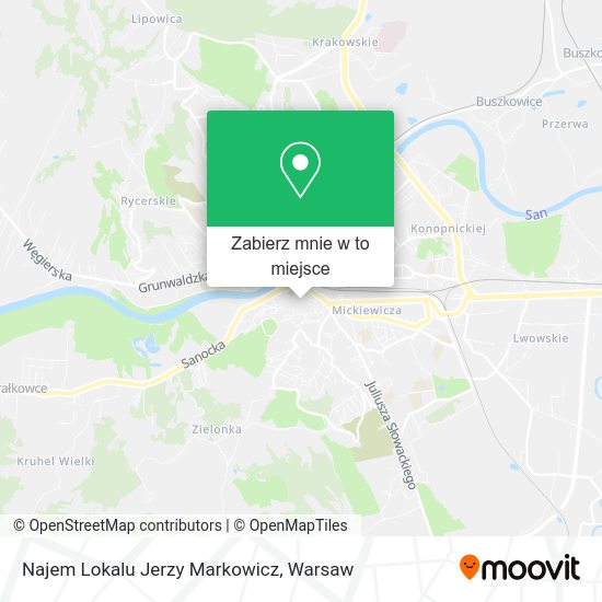 Mapa Najem Lokalu Jerzy Markowicz