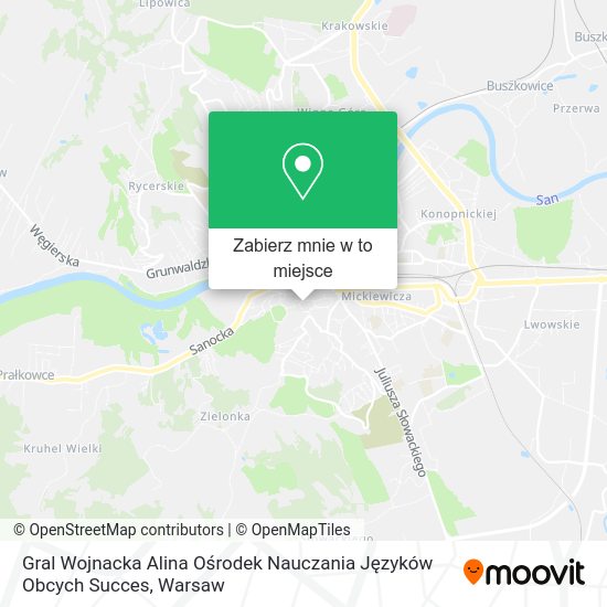 Mapa Gral Wojnacka Alina Ośrodek Nauczania Języków Obcych Succes