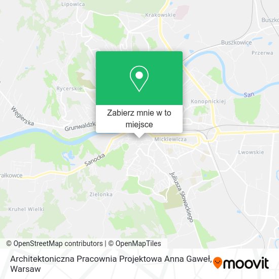 Mapa Architektoniczna Pracownia Projektowa Anna Gaweł