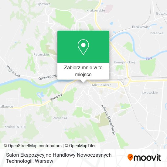 Mapa Salon Ekspozycyjno Handlowy Nowoczesnych Technologii