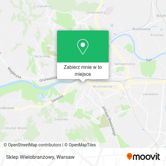 Mapa Sklep Wielobranżowy