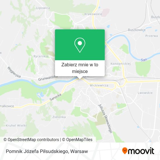 Mapa Pomnik Józefa Piłsudskiego