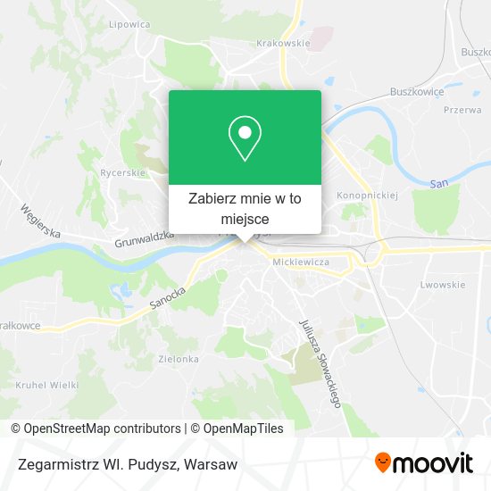 Mapa Zegarmistrz Wl. Pudysz