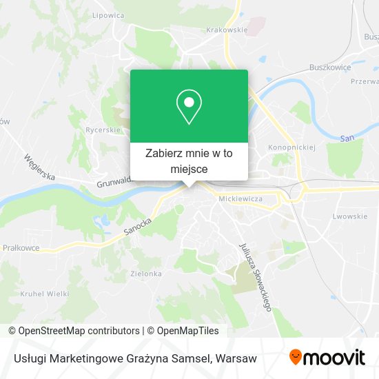 Mapa Usługi Marketingowe Grażyna Samsel