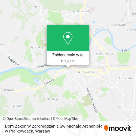 Mapa Dom Zakonny Zgromadzenia Św Michała Archanioła w Prałkowcach