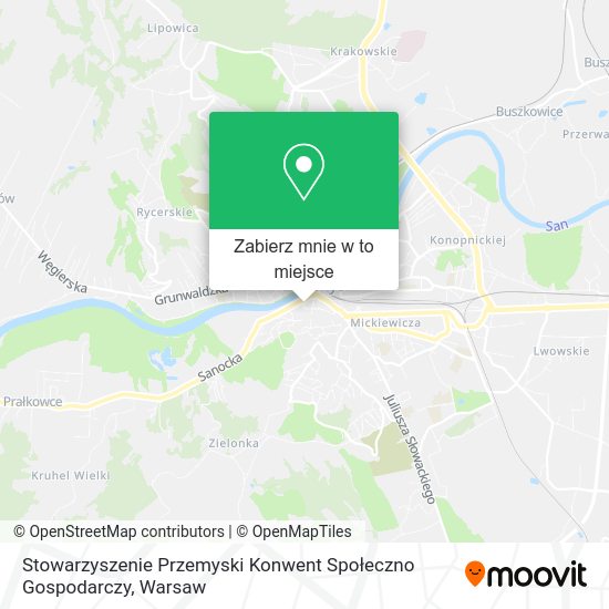 Mapa Stowarzyszenie Przemyski Konwent Społeczno Gospodarczy