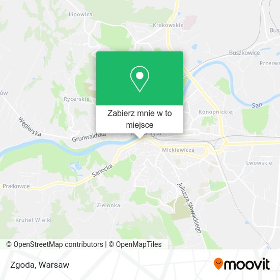 Mapa Zgoda