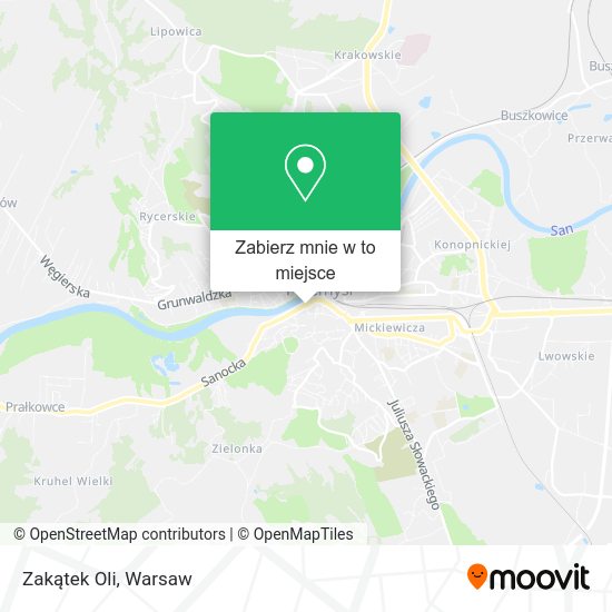 Mapa Zakątek Oli