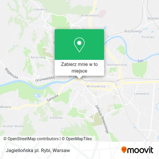 Mapa Jagiellońska pl. Rybi