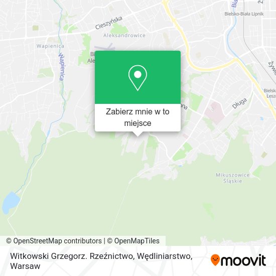 Mapa Witkowski Grzegorz. Rzeźnictwo, Wędliniarstwo