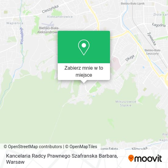 Mapa Kancelaria Radcy Prawnego Szafranska Barbara