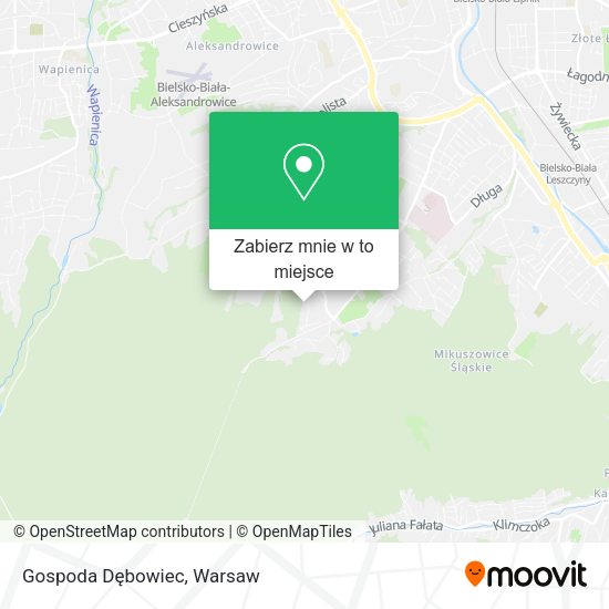 Mapa Gospoda Dębowiec