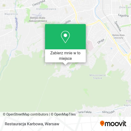 Mapa Restauracja Karbowa