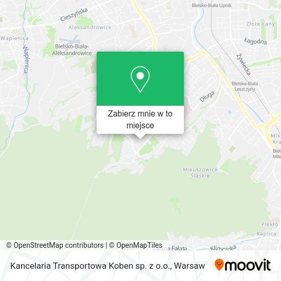 Mapa Kancelaria Transportowa Koben sp. z o.o.