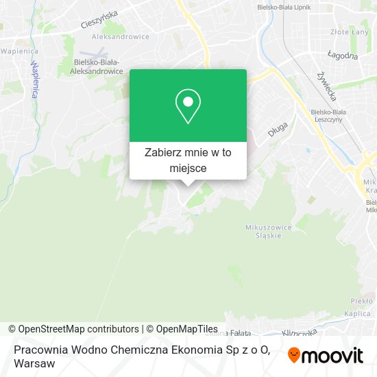 Mapa Pracownia Wodno Chemiczna Ekonomia Sp z o O