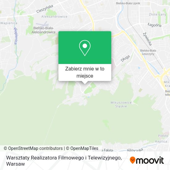 Mapa Warsztaty Realizatora Filmowego i Telewizyjnego