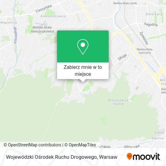 Mapa Wojewódzki Ośrodek Ruchu Drogowego