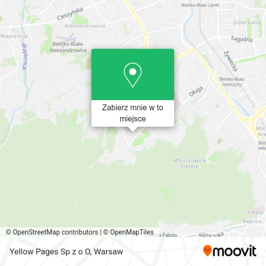 Mapa Yellow Pages Sp z o O