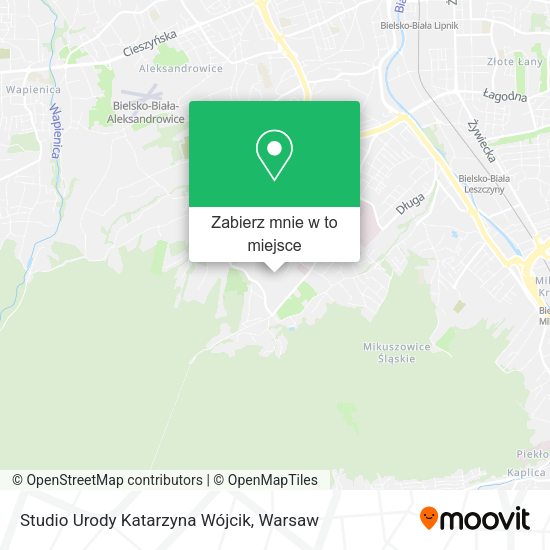 Mapa Studio Urody Katarzyna Wójcik