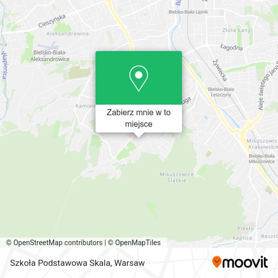 Mapa Szkoła Podstawowa Skala