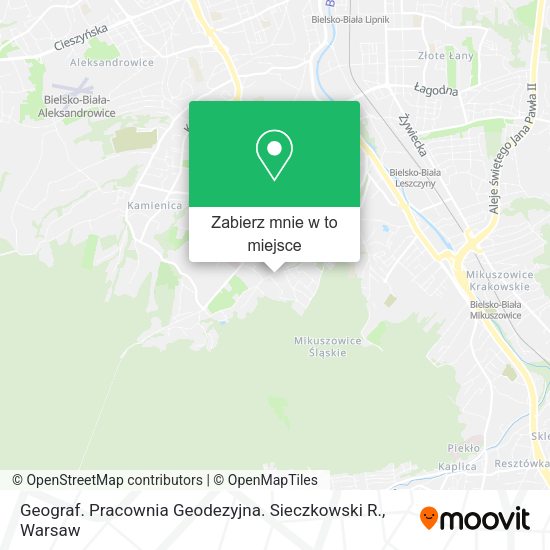 Mapa Geograf. Pracownia Geodezyjna. Sieczkowski R.