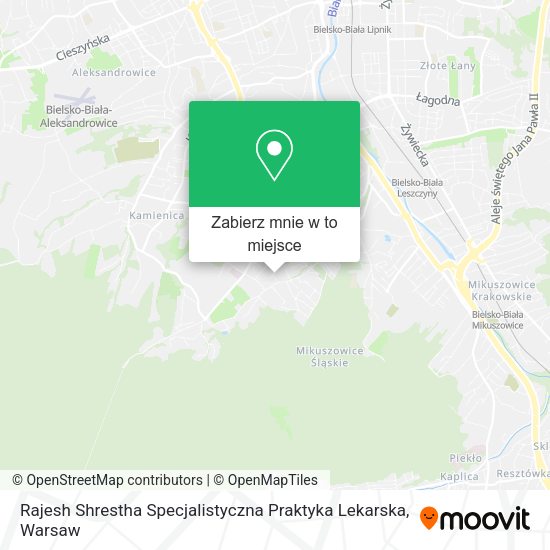 Mapa Rajesh Shrestha Specjalistyczna Praktyka Lekarska