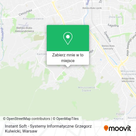 Mapa Instant Soft - Systemy Informatyczne Grzegorz Kulwicki