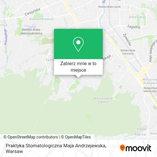 Mapa Praktyka Stomatologiczna Maja Andrzejewska