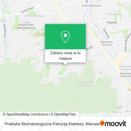 Mapa Praktyka Stomatologiczna Patrycja Kieblesz