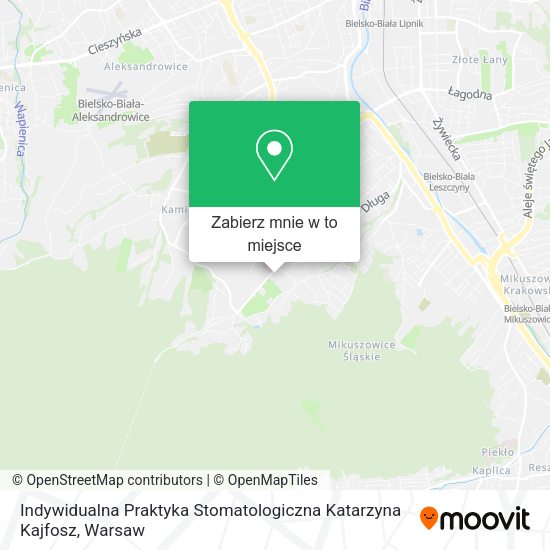 Mapa Indywidualna Praktyka Stomatologiczna Katarzyna Kajfosz