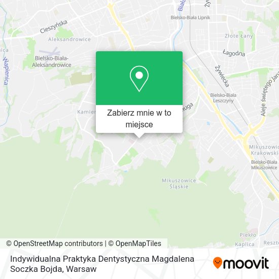 Mapa Indywidualna Praktyka Dentystyczna Magdalena Soczka Bojda