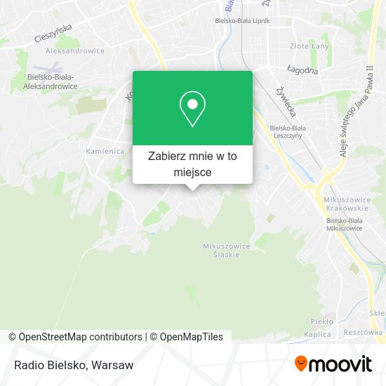 Mapa Radio Bielsko