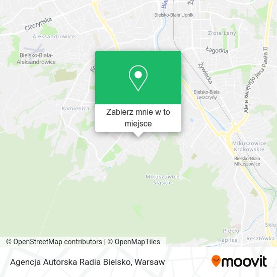 Mapa Agencja Autorska Radia Bielsko