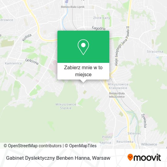 Mapa Gabinet Dyslektyczny Benben Hanna