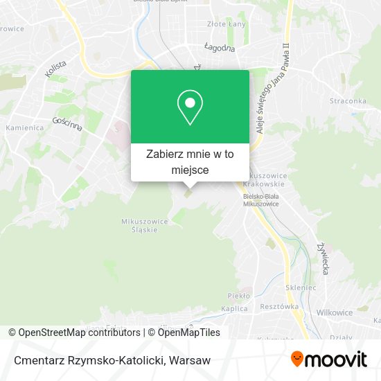 Mapa Cmentarz Rzymsko-Katolicki