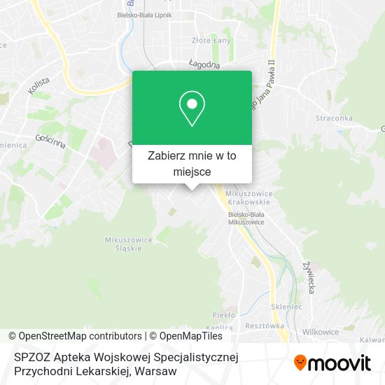 Mapa SPZOZ Apteka Wojskowej Specjalistycznej Przychodni Lekarskiej