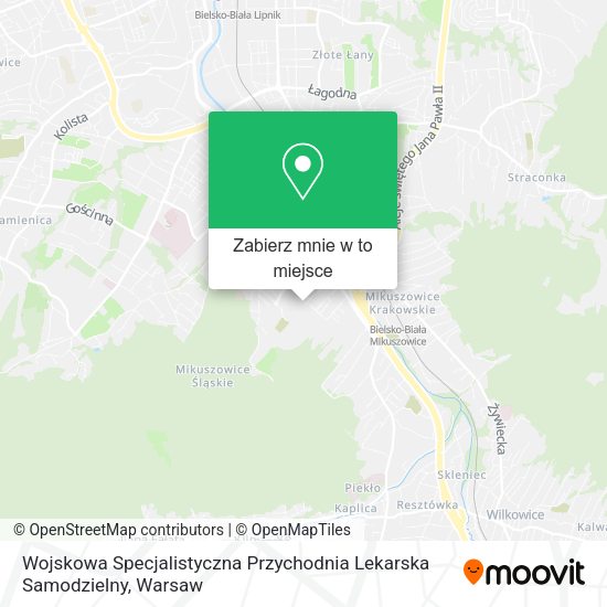 Mapa Wojskowa Specjalistyczna Przychodnia Lekarska Samodzielny