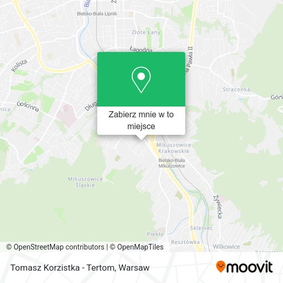 Mapa Tomasz Korzistka - Tertom