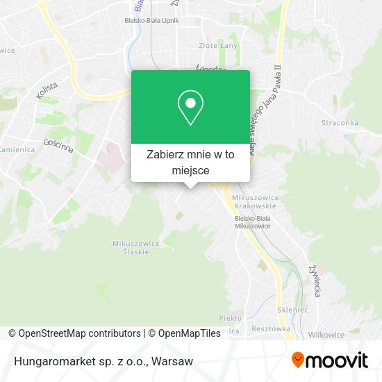 Mapa Hungaromarket sp. z o.o.