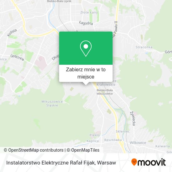 Mapa Instalatorstwo Elektryczne Rafał Fijak