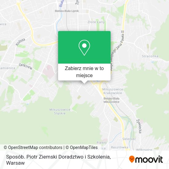 Mapa Sposób. Piotr Ziemski Doradztwo i Szkolenia