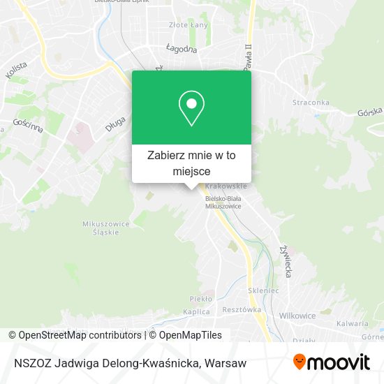 Mapa NSZOZ Jadwiga Delong-Kwaśnicka