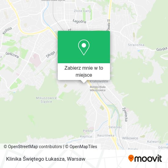 Mapa Klinika Świętego Łukasza